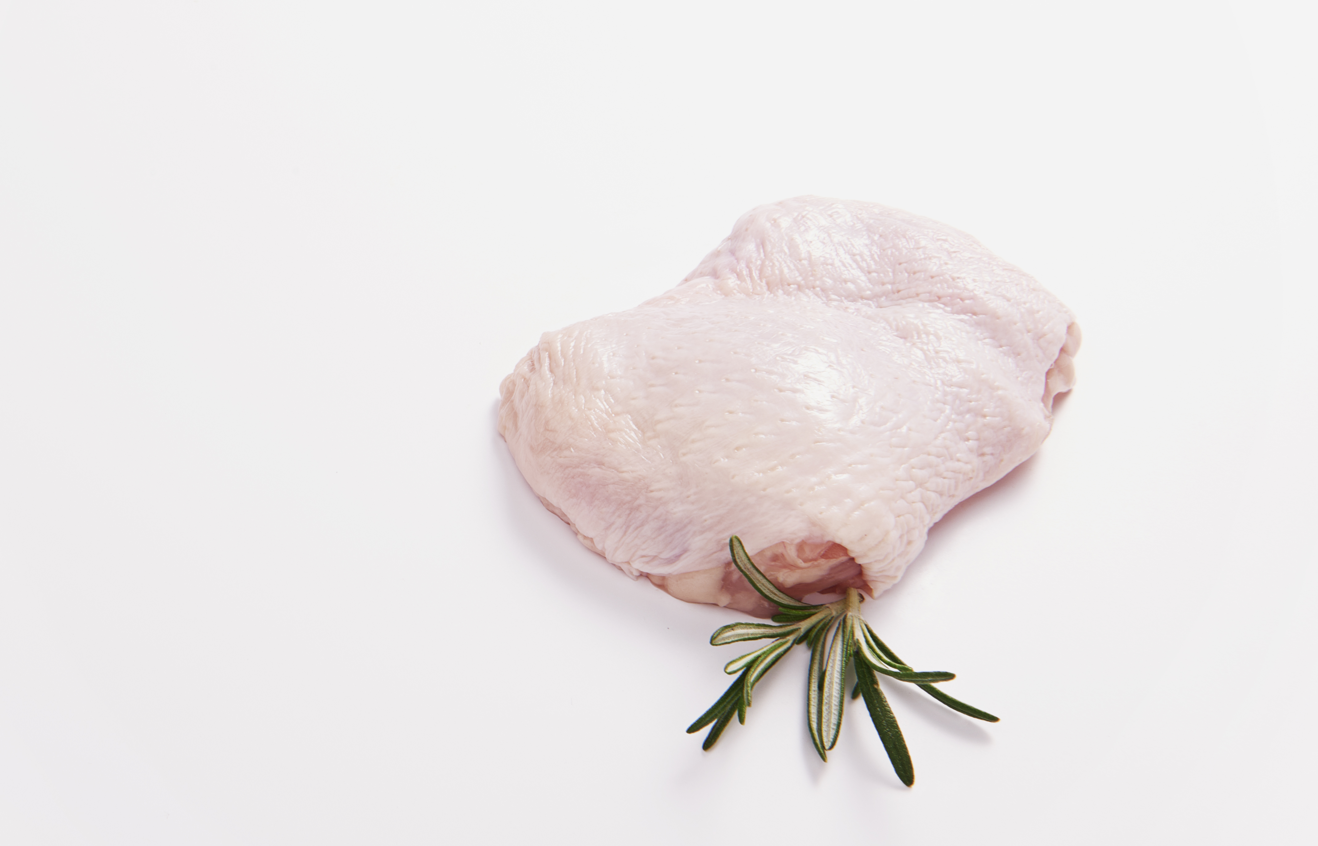 Udbenet lår med skind